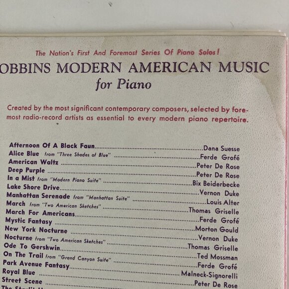 Grofé On the Trail Piano Arrangement from Grand Canyon Suite Arr by  Wasserman - Picture 13 of 14